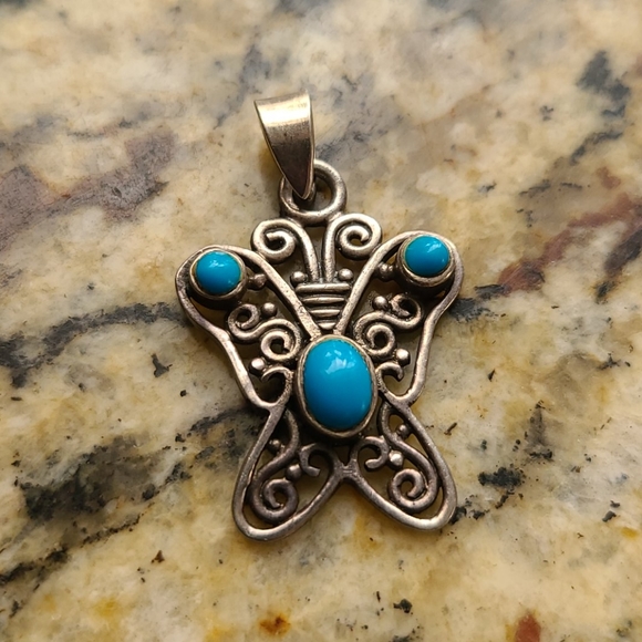 Vintage 90's sterling silver butterfly - Picture 3 of 8